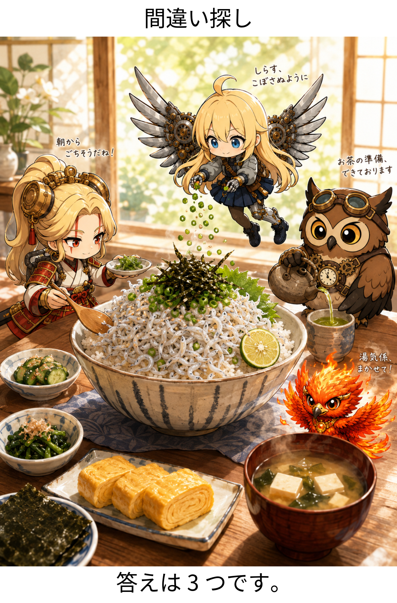 まちがいを探す絵